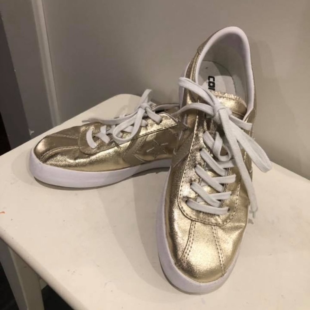 Gold Converse Sneakers Rare